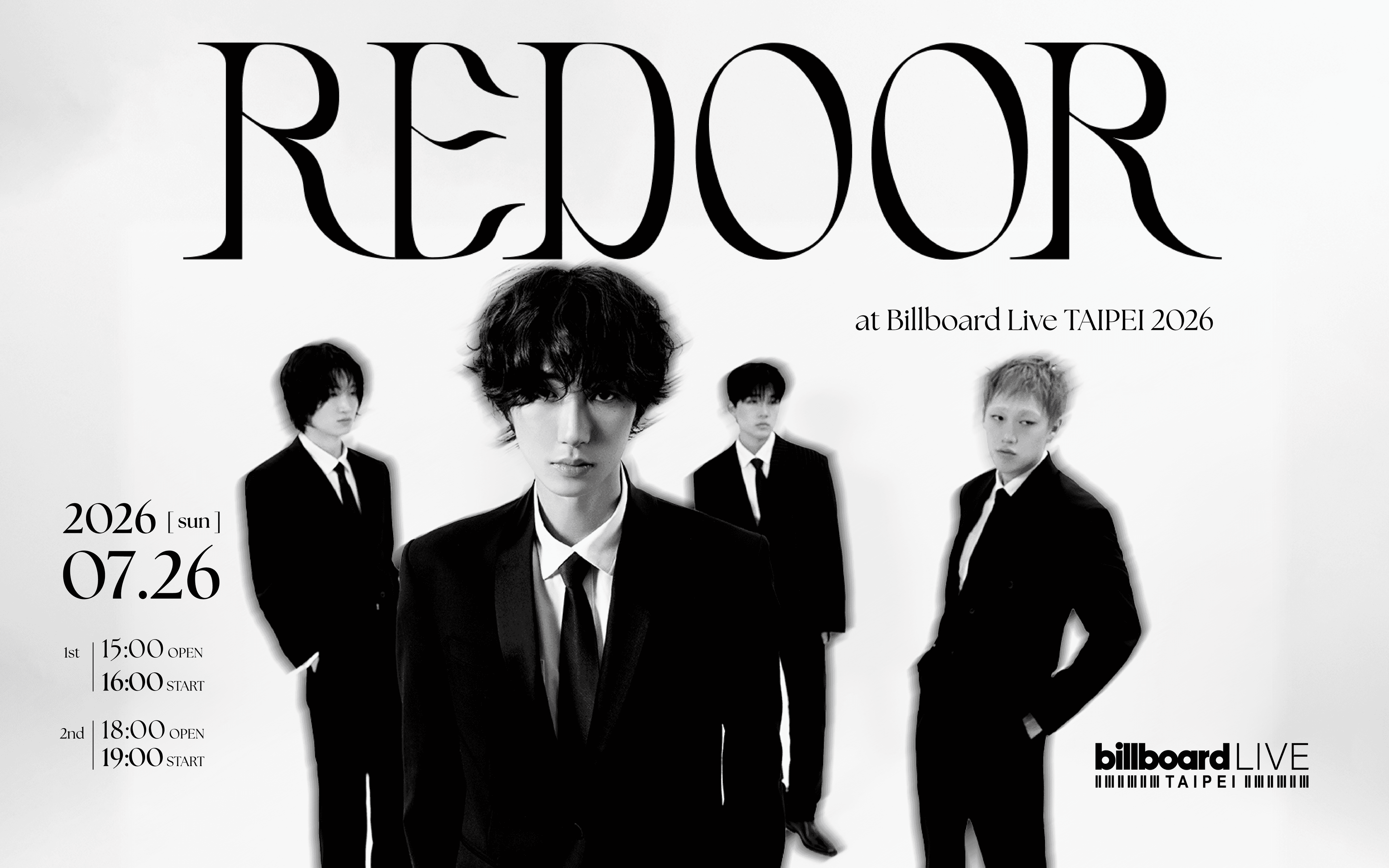 Redoor at Billboard Live TAIPEI 2026